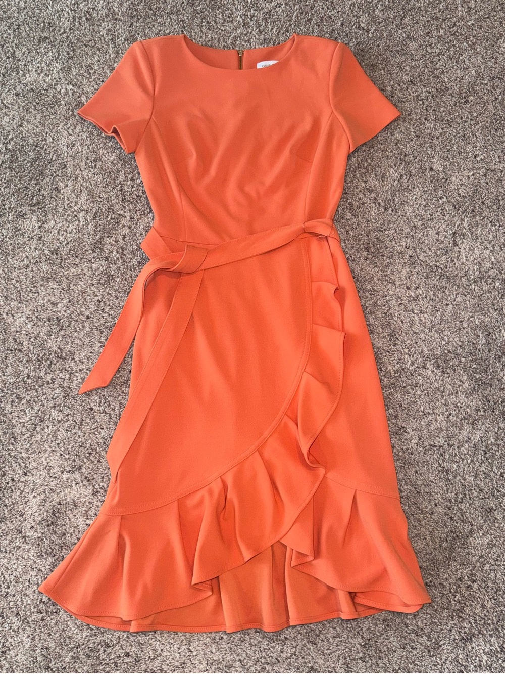 Calvin Klein Orange Dress